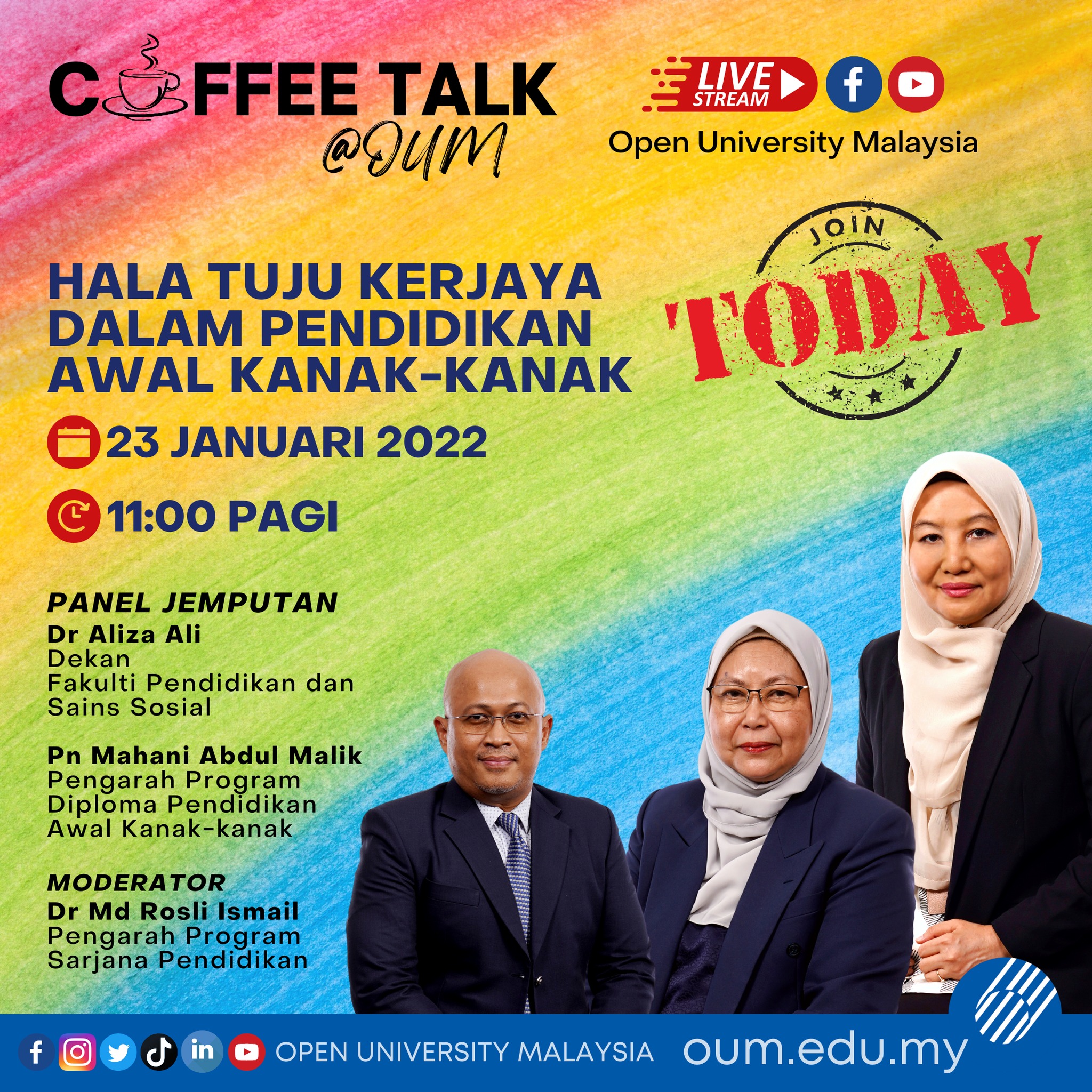 Coffee Talk @ OUM: Hala Tuju Pendidikan Awal Kanak-Kanak