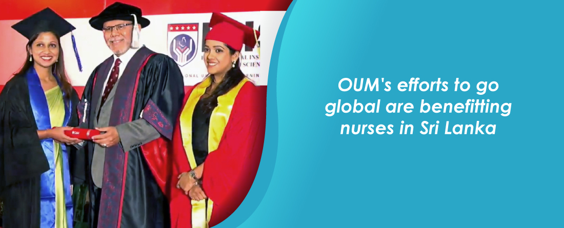 Sri Lankan Nurses Graduate with OUM Degrees
