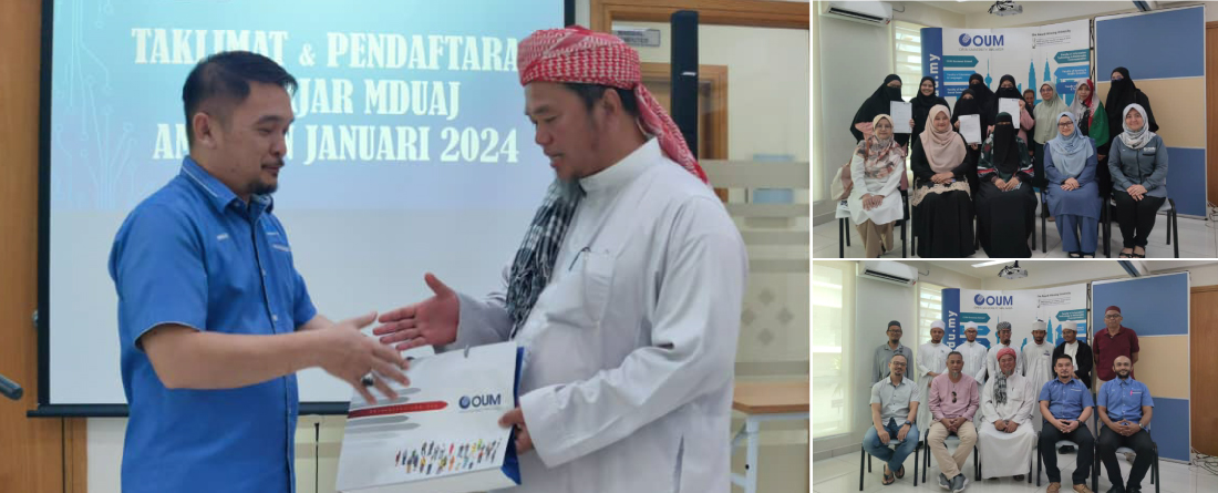 Pahang Madrasah Students Register at OUM’s Temerloh Learning Centre